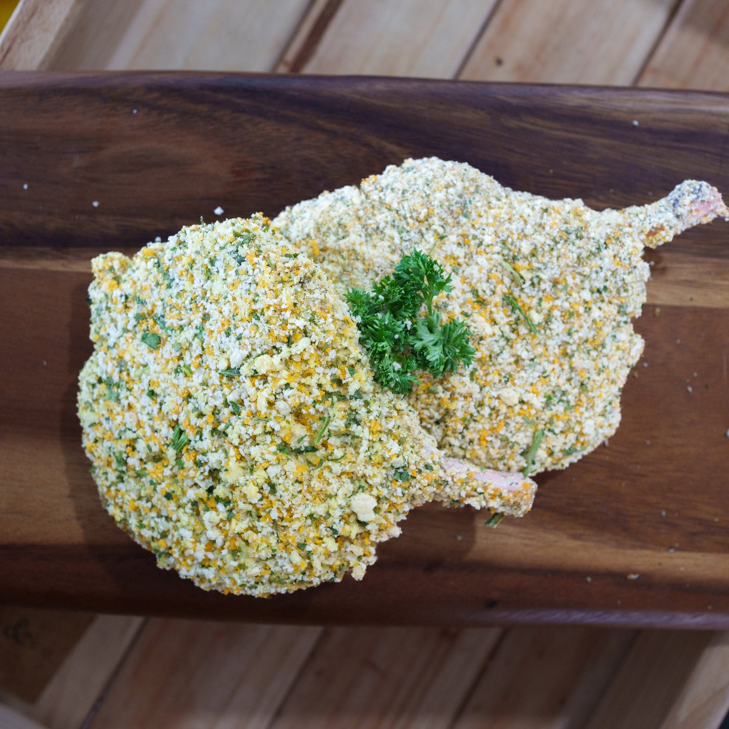 Free Range Pork Parmeson Crusted Chops (600g)