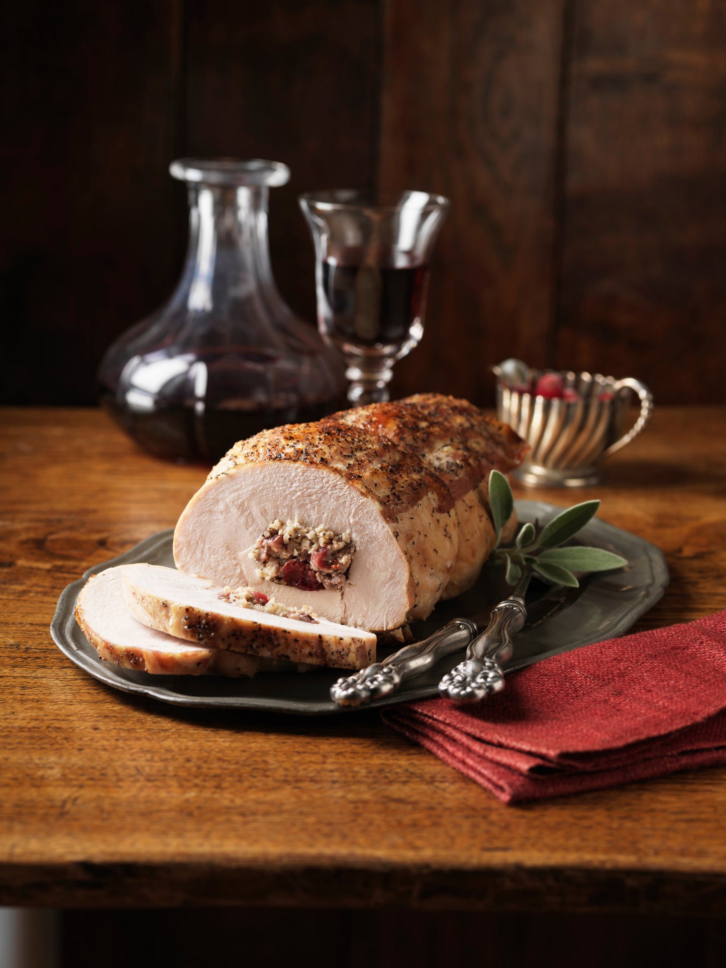 Boneless Turkey Roll with Stuffing